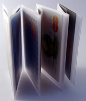 6 PAGE ACCORDION WALLET INSERT- TOP LOAD (SHORT SIDE)