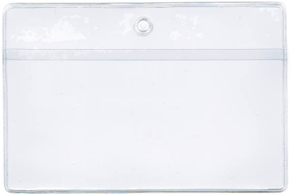 JOB TICKET HOLDER/POUCH - OPEN ON LONG SIDE (LANDSCAPE) - EXTERNAL DIMENSIONS: 6" x 9"