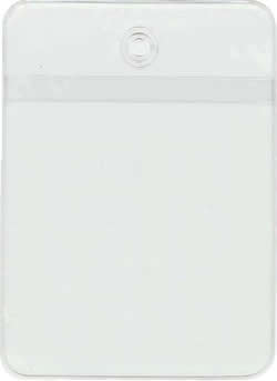 JOB TICKET HOLDER/POUCH - OPEN ON SHORT SIDE (PORTRAIT) - EXTERNAL DIMENSIONS: 2.3125" x 3.5"