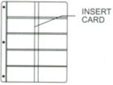 BINDER PAGE - EXTERNAL DIMENSIONS 4.2500" x 6.7500" - OPEN ON SHORT SIDE - WITH BEADED EDGE AND ROUND CORNERS-WITH 0.625" BINDING EDGE- HAS SIX 0.1875" HOLE PUNCHES SPACED 2.000" APART IN TWO GROUPS OF THREE WITH 0.750" SPACING BETWEEN HOLES IN EACH 