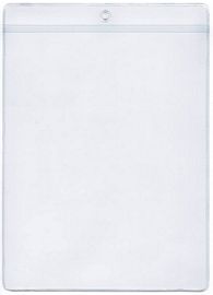 JOB TICKET HOLDER/POUCH - OPEN ON SHORT SIDE (PORTRAIT) - EXTERNAL DIMENSIONS: 4.5" x 6.5"